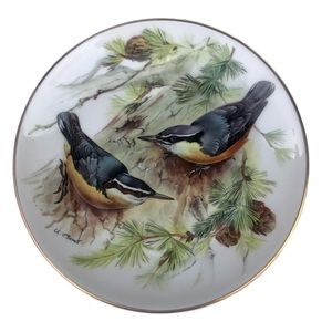 1986 Alt Tirschenreuth 1838 WWF Collector's VTG Birds Wall Art Decor Plate EUC